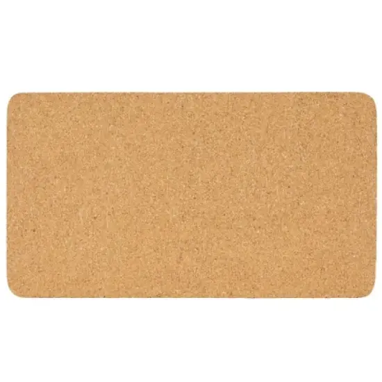 Juvale 3 Pack Rectangle Cork Trivets for Hot Dishes - Cork Placemats, Pads for Kitchen Counter, Pots, Table (12.5x6.6 In) image {6}