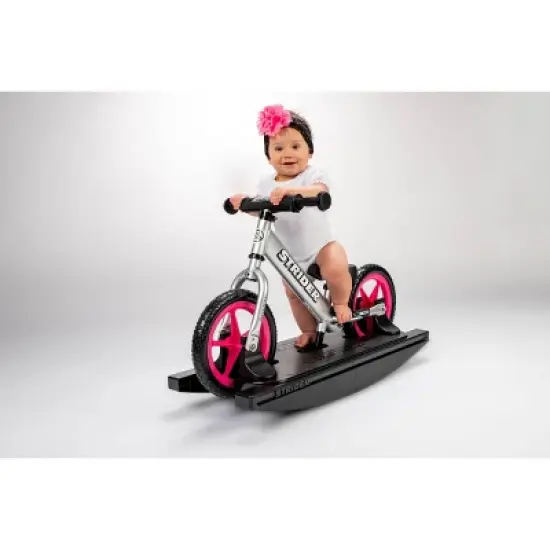 Strider 12" Pro 2-in-1 Rocking Bike - Silver image {4}