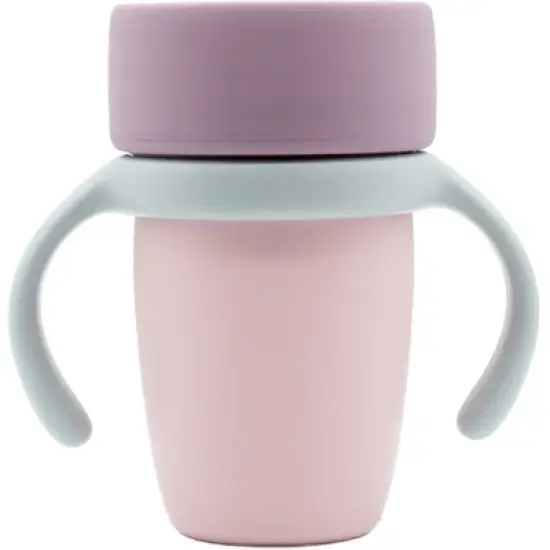 WeeSprout Baby Training Cup - Silicone Sippy Cup with Removable Handles for Weaning Off Bottle - Transition Spill-Proof Toddler Cup image {9}