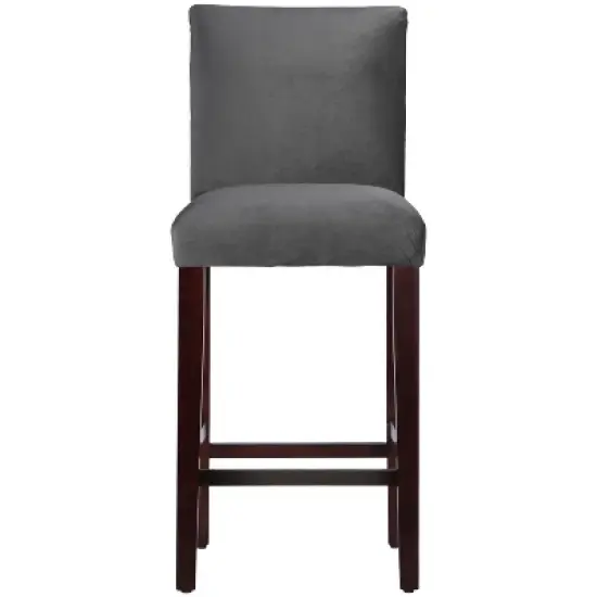 30" Velvet Parsons Barstool Wood - Threshold&trade; image {10}