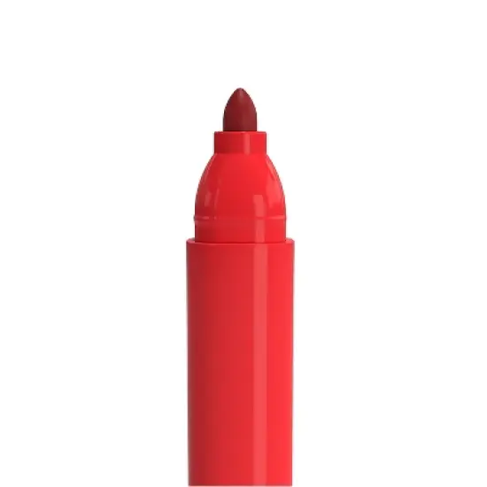 TRU RED Pen Permanent Markers Fine Tip Red Dozen TR54539 image {3}