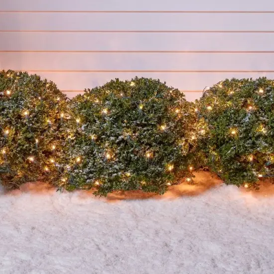 150ct 4'x6' Incandescent Mini Christmas Net Lights with Green Wire - Wondershop&trade; image {1}