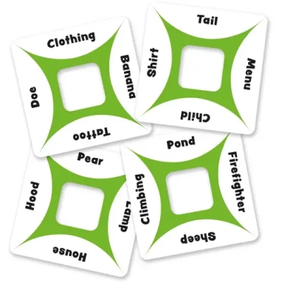 So Clover! Game: Asmodee Word and Letter Creative Thinking Board for 3-6 Players image {3}