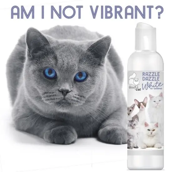 The Blissful Cat Razzle Dazzle White Cat Shampoo image {2}