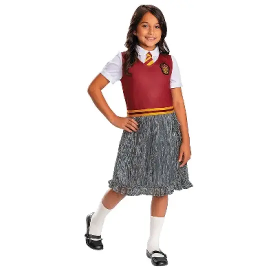 Girls' Harry Potter Gryffindor Halloween Costume Dress - Red - 7-8 image {2}