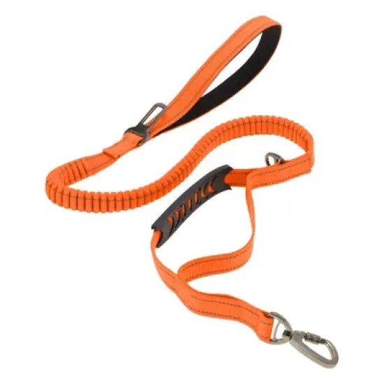 Unique Bargains Dog Car Seatbelt 45.28"-70.08" Shock Absorbing with 2 Padded Handle Metal Carabiner Clip for Medium Large Dogs image {6}