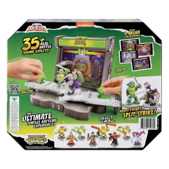 Akedo Teenage Mutant Ninja Turtles Battle Arena Playset with Mini Figures image {2}