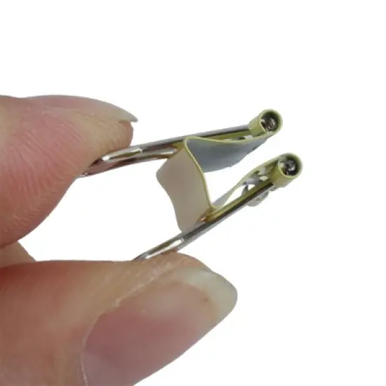 Unique Bargains Office Metal Spring-Loaded File Document Organize Binder Clips 15mm 60pcs image {3}