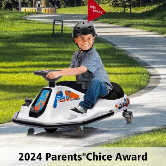 24V Ride On Car Electric Drifting Go Kart for Kids 3-8Years - High/Low Speed Switch and Simplified Drifting System image {11}