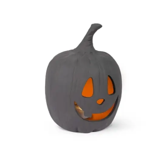 Terracotta Pumpkin LED Gray - Bullseye's Playground&trade; image {1}