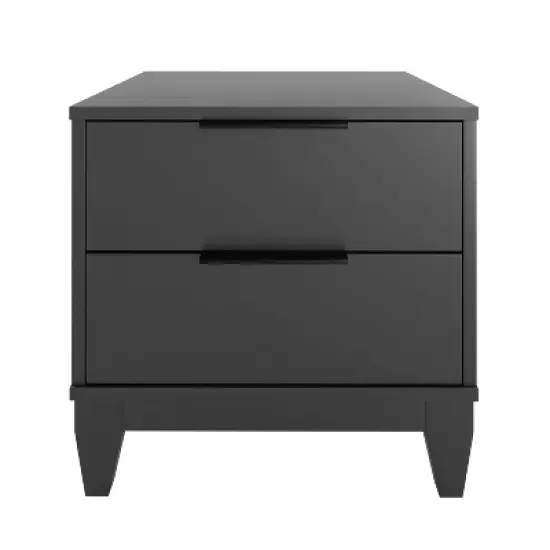 Mackay 2 Drawer Easy Glide Modern Nightstand - Boyd Sleep Eco Dream image {1}