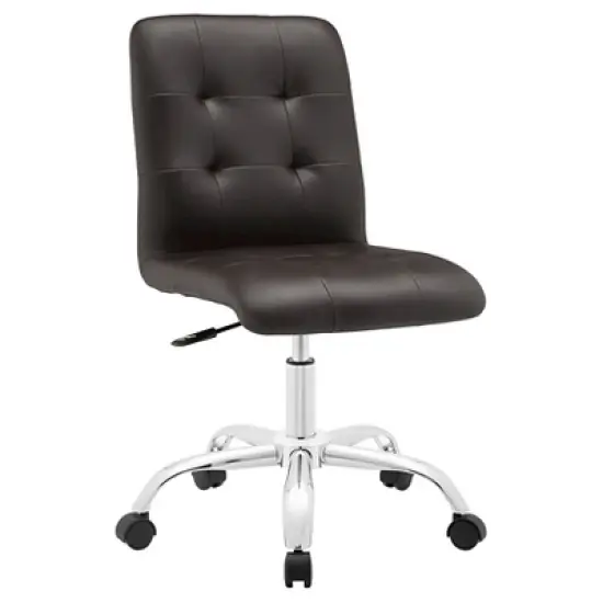 Prim Armless Midback Office Chair - Modway image {6}