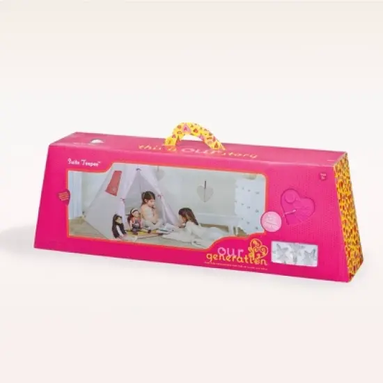 Our Generation Pink Suite Camping Play Tent for Dolls & Kids image {4}