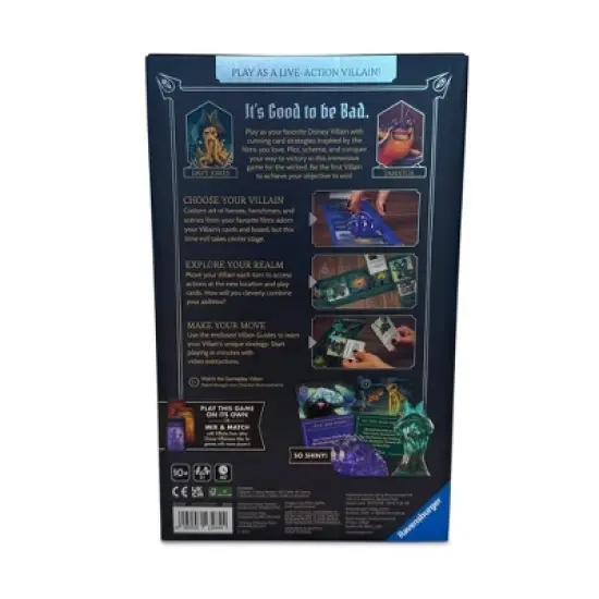 Ravensburger Disney Villainous: Treacherous Tides Board Game: Strategy & Creative Thinking, 2+ Players, 30-40 Minutes image {4}