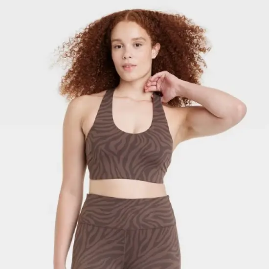 Women's Light Support Brushed Sculpt Unpadded Bra - All in Motion&trade; image {2}