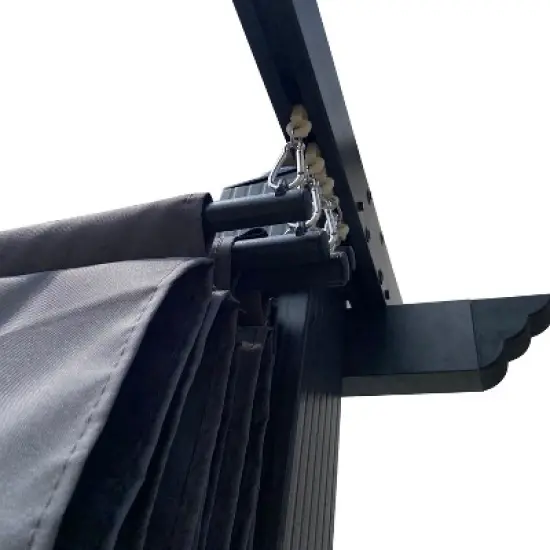 Gulches Replacement Canopy Top Cover Fabric for 13x10 Ft Outdoor Patio Retractable Pergola Sun-shelter - Durable and Stylish image {2}