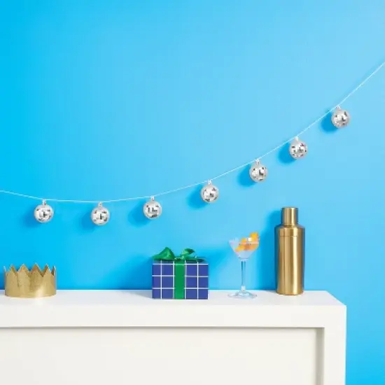Disco Ball Party Garland - Spritz&trade; image {1}