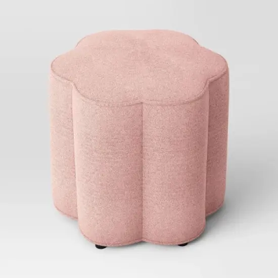 Scalloped Upholstered Ottoman - Room Essentials&trade; image {6}