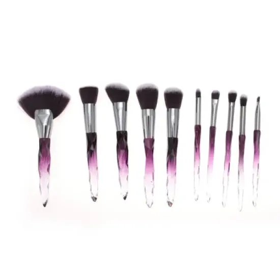 Unique Bargains Durable Lightweight Makeup Brush Set 10 Pcs image {5}