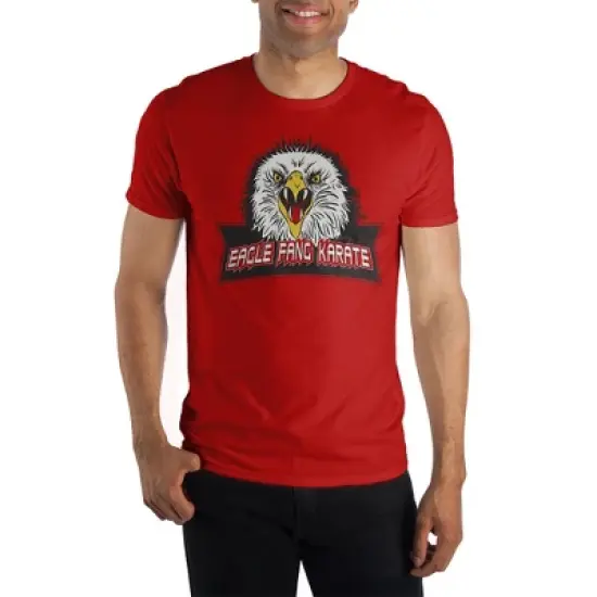 Eagle Fang Karate Cobra Kai Series Mens Red Shirt image {5}