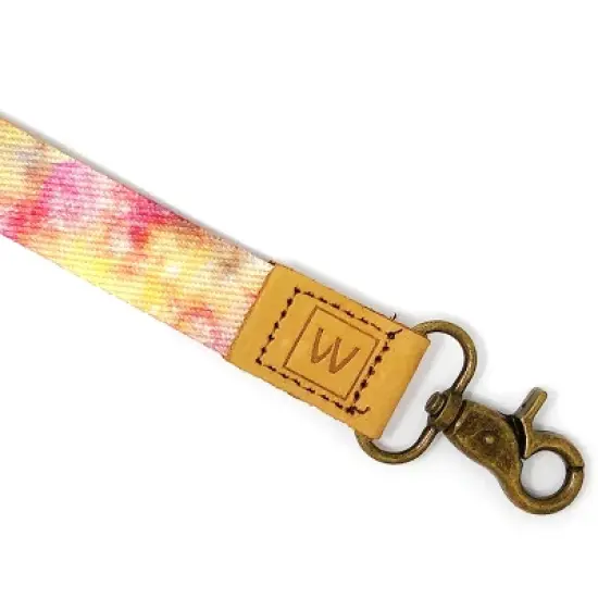 Wrapables Lanyard Keychain and ID Badge Holder, Galaxy Pink image {1}