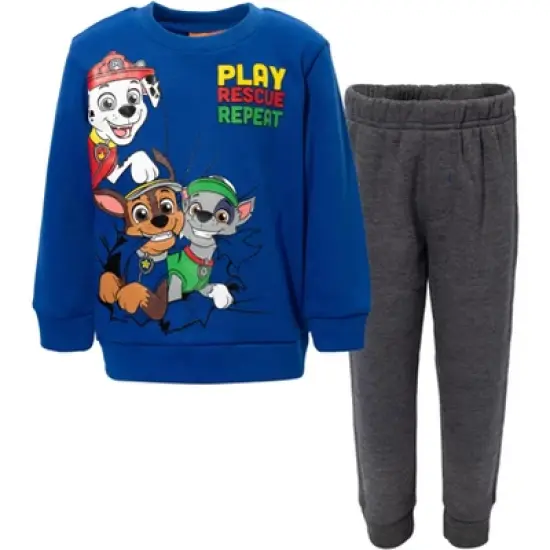  Paw Patrol Rubble Marshall Chase Fleece T-Shirt and Pants Toddler  image {10}