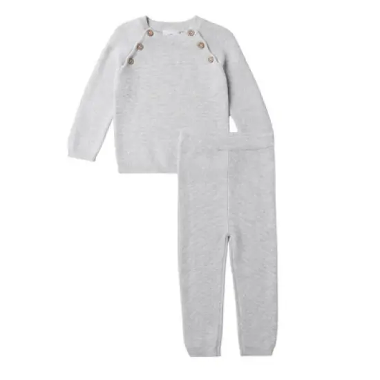 Stellou & Friends 100% Cotton Baby Sweater and Pants Knit Set image {3}