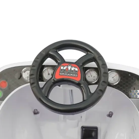 Kid Motorz 6V Speed Racer Powered Ride-On - White image {3}