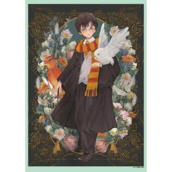 Girl's Harry Potter Harry Art Portrait T-Shirt image {1}