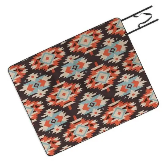 Emanuela Carratoni Boho Ikat Picnic Blanket - Deny Designs image {3}