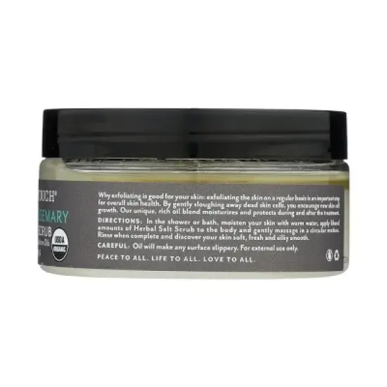 Soothing Touch Peppermint Rosemary Herbal Salt Scrub - 10 oz image {2}