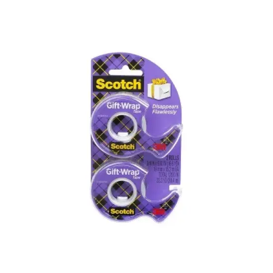 Scotch Gift Wrap Tape with Dispensers 2pk image {15}