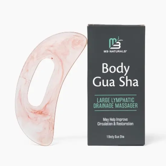 Body Gua Sha Tool, Large Gua Sha for Body, Legs, Arms & Face, Lymphatic Drainage Massager & Cellulite Relief Tool for Relaxation, M3, 1ct image {10}