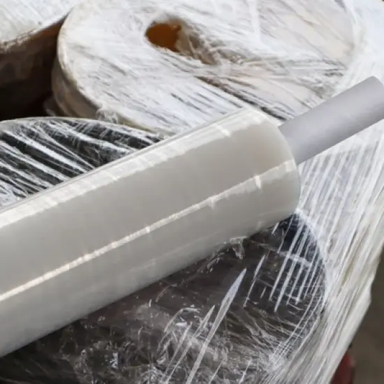 UOFFICE Pack of 4 Rolls Stretch Wrap - 20" x 1000' x 80G, Pipe Wrap image {5}