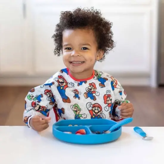 Bumkins Longsleeve Bibs - Mario and Luigi image {2}