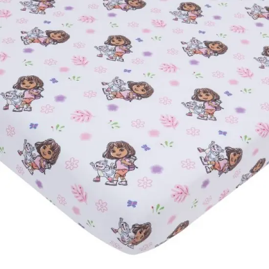 4pc Dora Toddler Bed Set image {1}