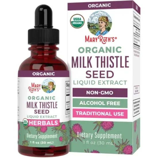 MaryRuth's Milk Thistle Drops, Org, 1 oz image {9}