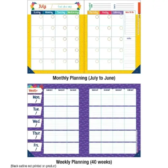 Carson Dellosa Education One World Teacher Planner Paperback image {5}