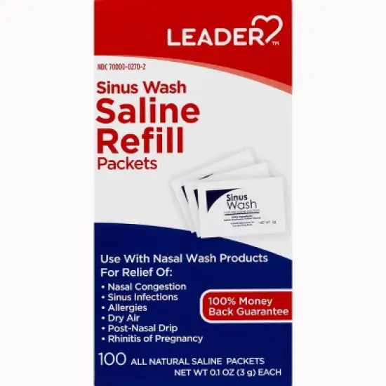 Leader Saline Refill 100 ea image {2}