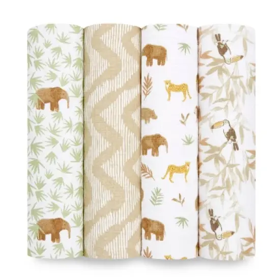 aden + anais essentials Muslin Swaddle Blankets - 4pk image {15}