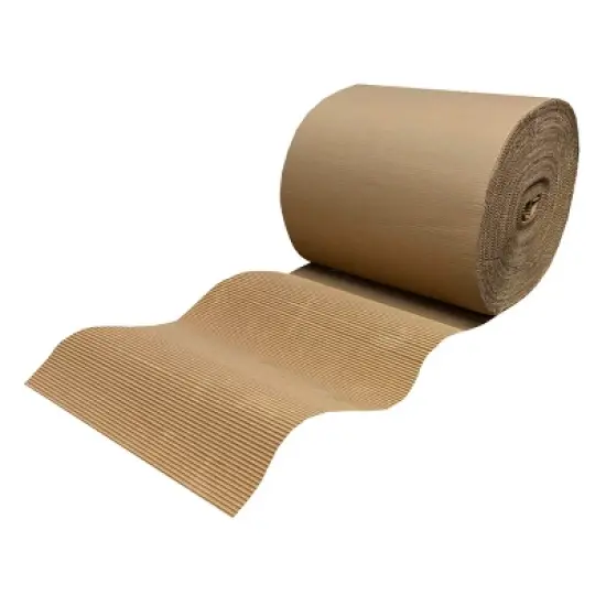UOFFICE Corrugated Wrap 15" x 250' x 1/8" Thick - B Flute - Cardboard Wrap image {4}
