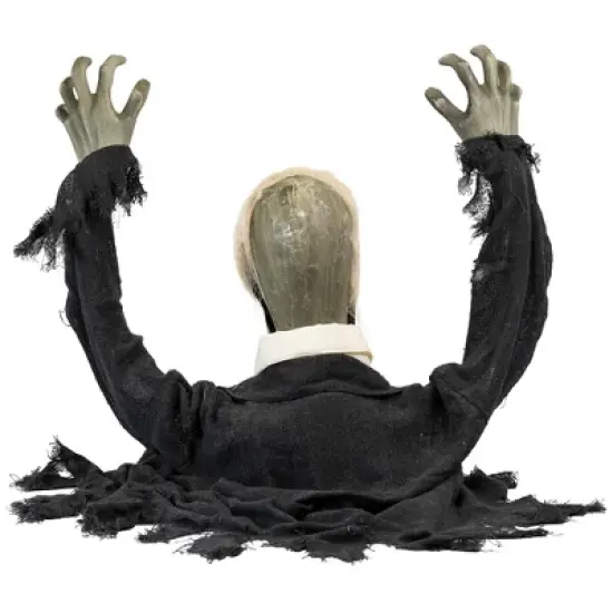 Northlight LED Lighted and Animated Zombie Halloween Decoration - 19" - White Lights image {7}