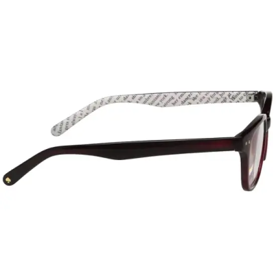 Kate Spade KS REBECCA2 LHF Womens Square Reading Glasses Opal Burgundy 49mm image {2}
