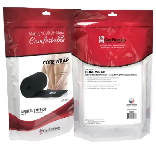 Core Products Core Wrap, Compression Therapy Wrap, Black image {7}
