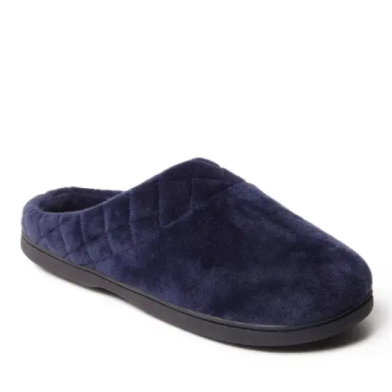 Dearfoams Women's Darcy Quilted Cuff Velour Clog Slipper image {10}