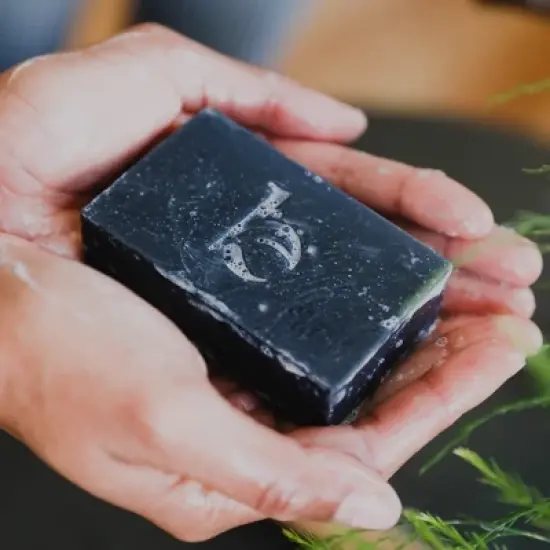 Beauty by Earth Charcoal Bar Soap for Face image {2}