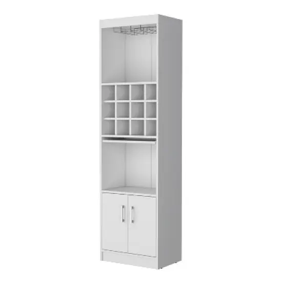 Gulches Compact Multifunctional Bar Cabinet with Integrated Wine Storage, Multiple Shelves and 2 Doors High Quality Design image {7}