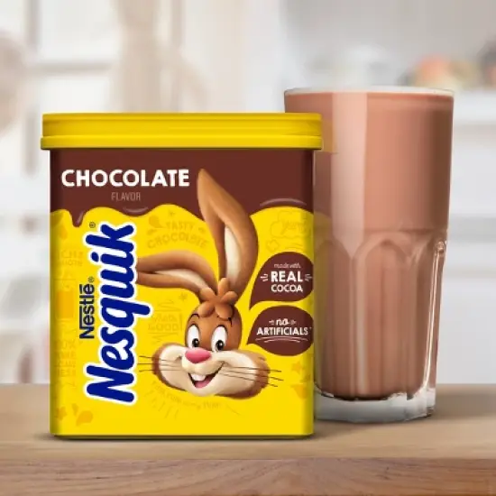 Nestle Nesquik Chocolate Flavor Powder Drink Mix for Chocolate Milk - 20.1oz image {1}
