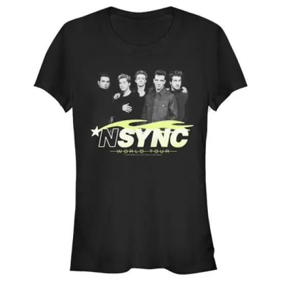 Junior's NSYNC World Tour Poster T-Shirt image {3}