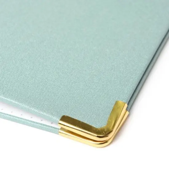 1.5" Signature Round Ring Binder Bookcloth Dew - russell+hazel image {3}
